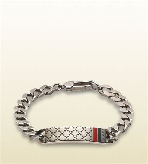 gucci bracelets mens|gucci silver bracelet for men.